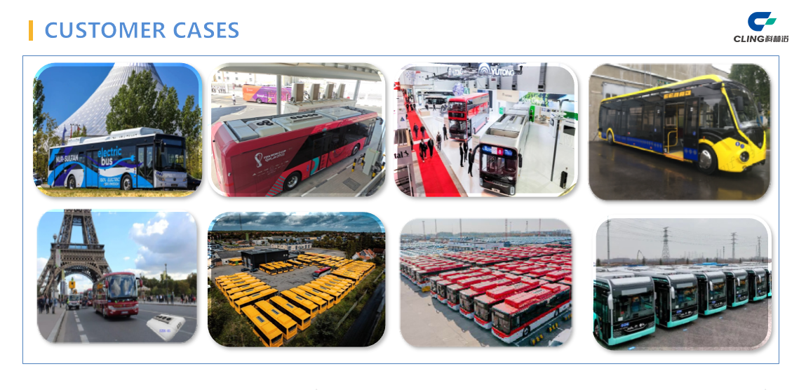 cling bus hvac system electric bus air conditioning battery thermal management system defroster