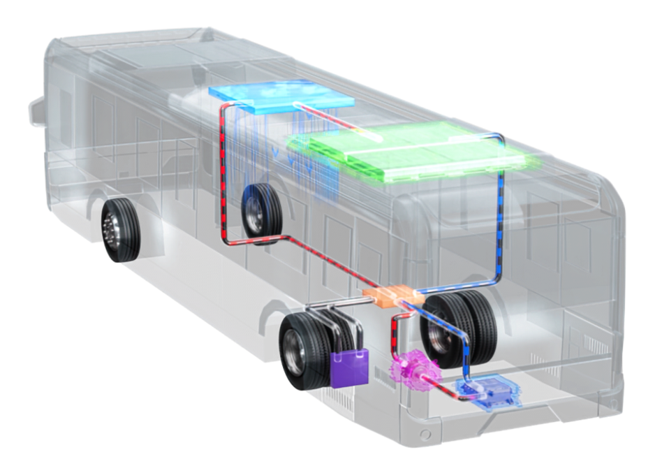 Cling bus air conditioner