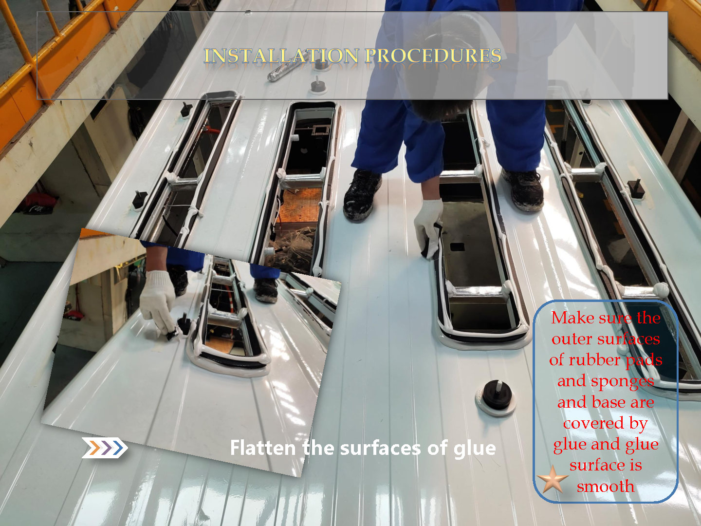 How to install electric bus air conditioner cling