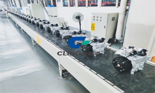 CLING HVAC compressor assembly line