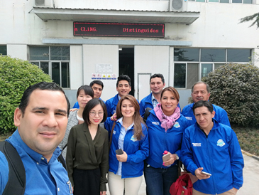 Customers visiting Cling factory