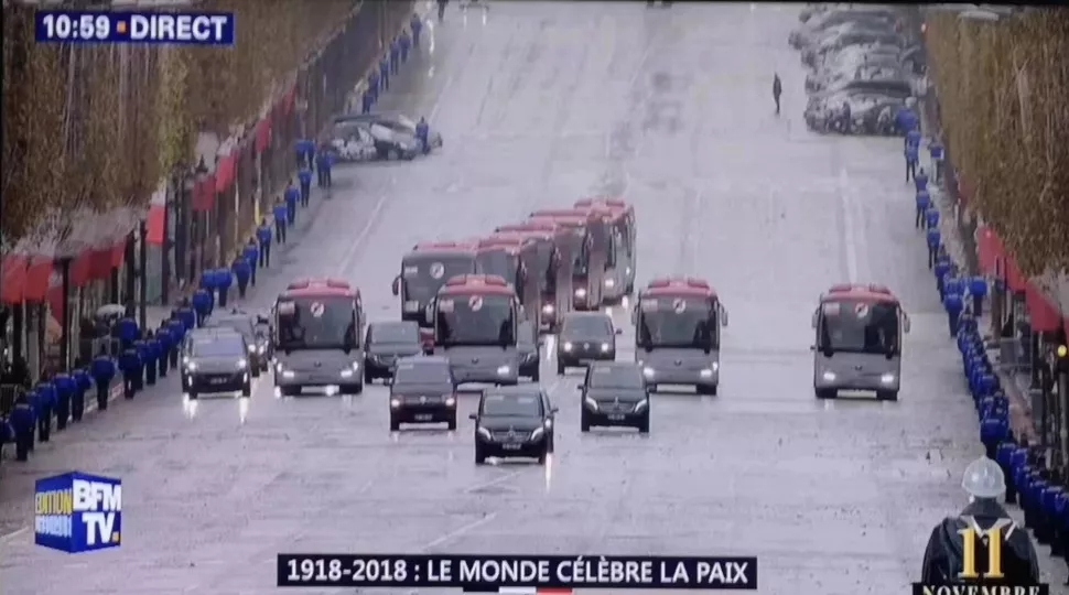 CLING HVAC on Yutong buses serve world leaders during the 100th anniversary ceremony of WW1 ending CLING HVAC on Yutong buses serve world leaders during the 100th anniversary ceremony of WW1 ending