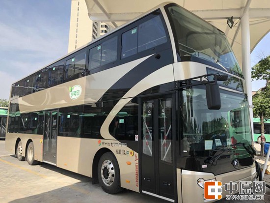 Blockbuster! Panoramic sunroof electric double decker in Zhengzhou!