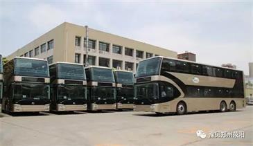 Blockbuster! Panoramic sunroof electric double decker in Zhengzhou!