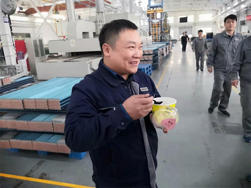 Our first cup of milk tea!