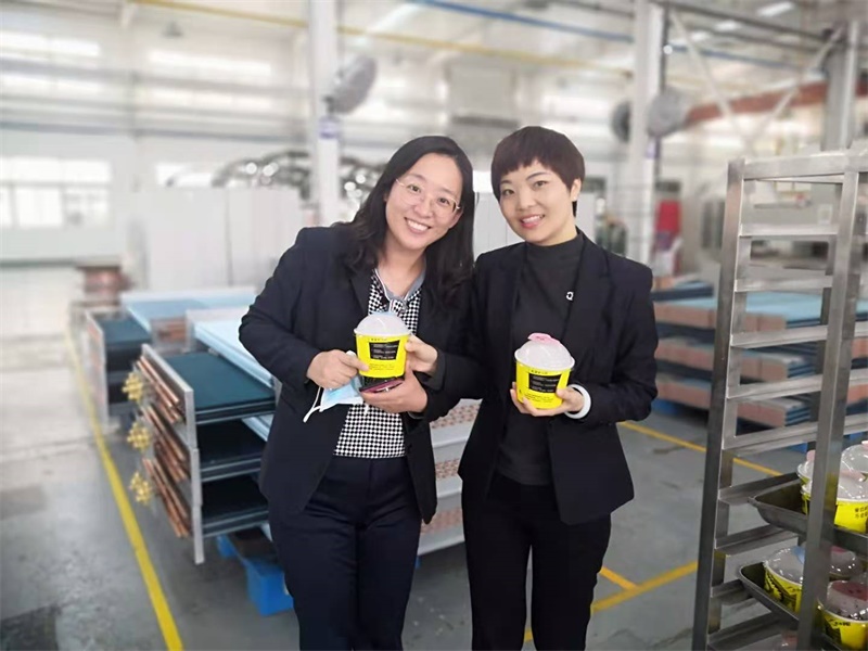 Our first cup of milk tea!