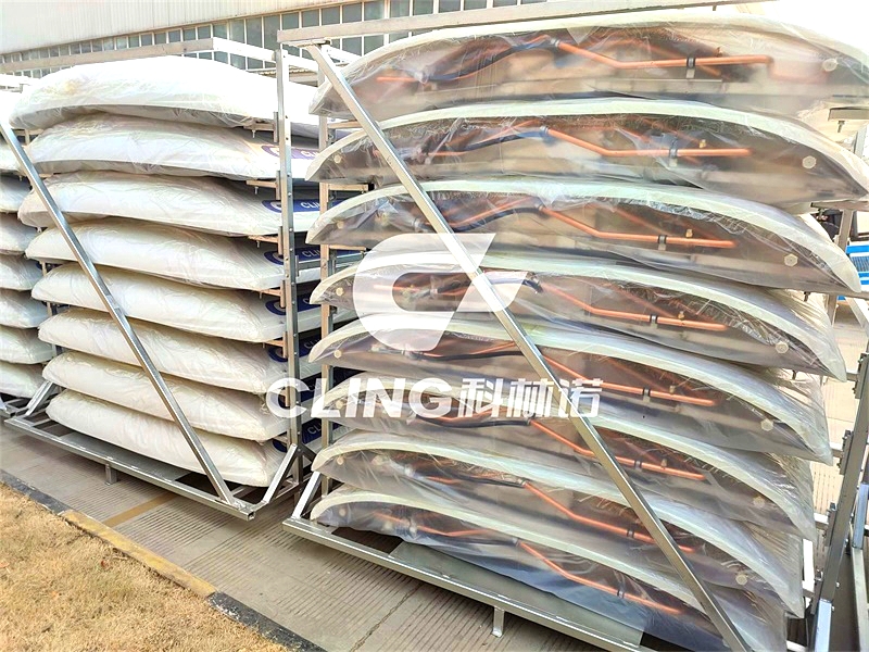 6 containers bus A/C delivery