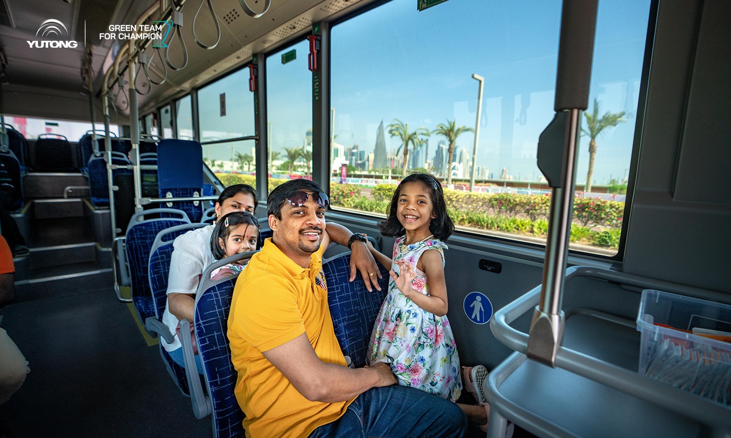 CLING BUS AIR CONDITIONER SERVICES FIFA WORLD CUP QATAR 2022 WITH YUTONG