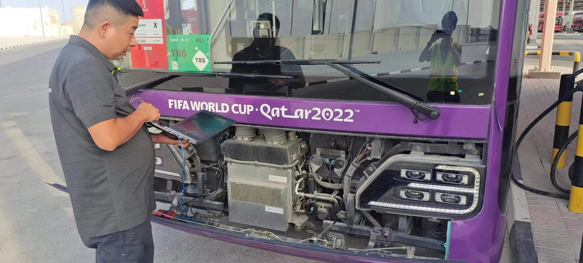 CLING aftersales team provides services for FIFA World Cup Qatar 2022