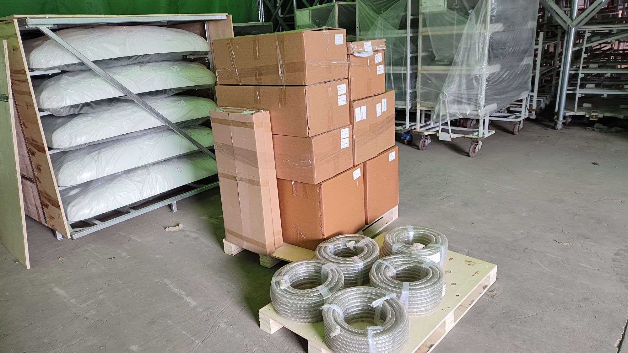 EZDD-04 products are being prepared for shipment