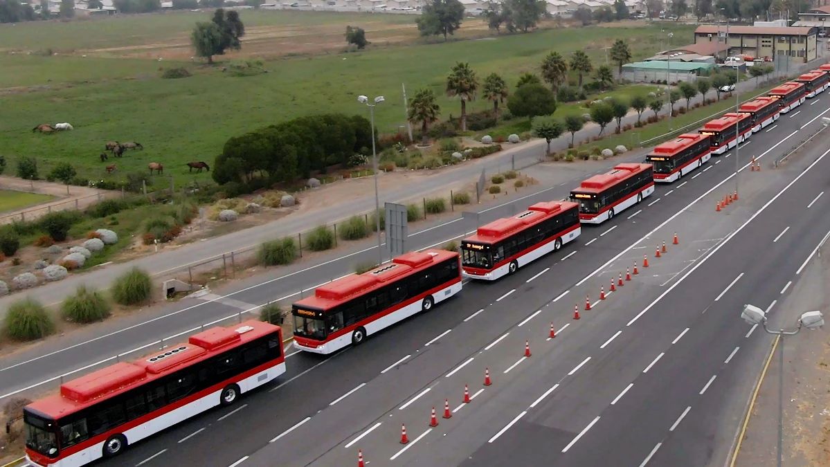 Molead Cing Provides Electric Air Conditioners for Yutong Electric Buses exported to Chile