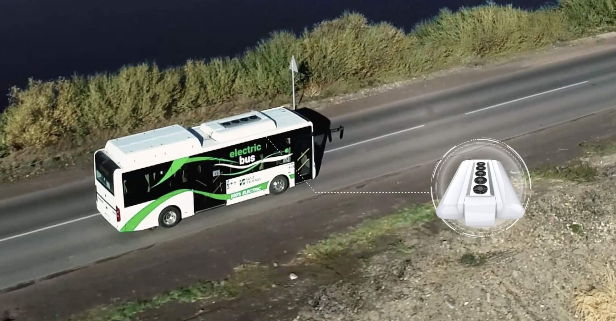 Cling Electric Bus Air Conditioners