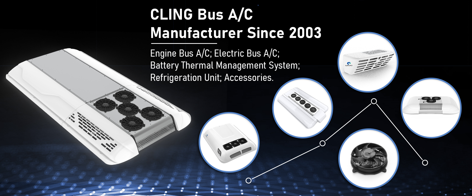 cling bus ac system electric bus air conditioner bus air conditioner manufacturers