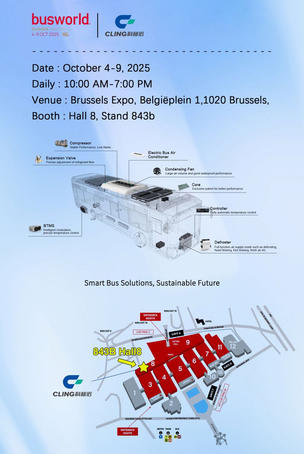 Molead Cling Cordially Invites You to Busworld Brussels 2025