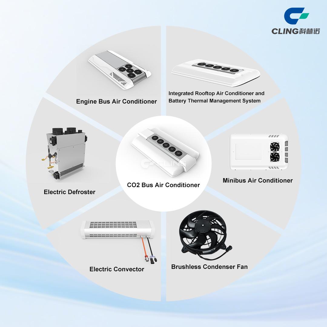 What are the key processes in the production of bus air conditioning systems